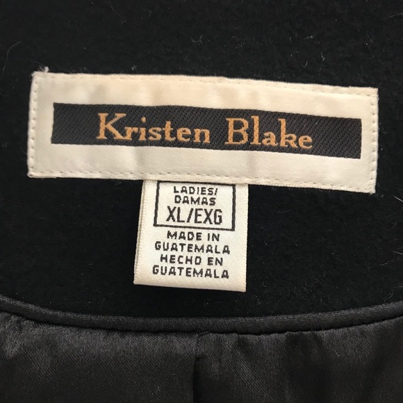 Black Wool Coat - Picture 5 of 13